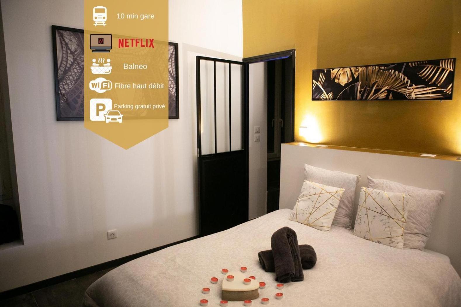 オルレアンLoft De Courcaille - Balneo - Free Parking - Wifiアパートメント エクステリア 写真